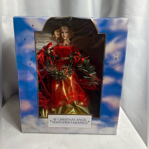 1996 Holiday Workshop 12” Christmas Angel Tree Topper with Box Collectible - Picture 10 of 10